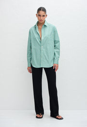 Classic Stripe Shirt - Aegean Stripe - Matteau